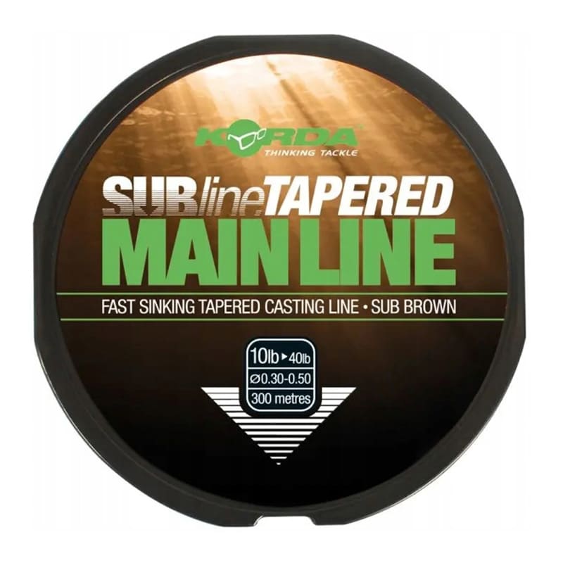 Fir Inaintas Conic Korda SUBline Tapered Mainline, Sub Brown, 300m