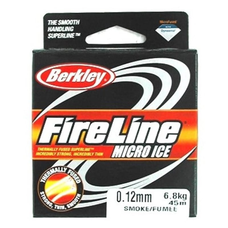 Fir Textil Berkley Fireline Micro Ice, Smoke, 45m