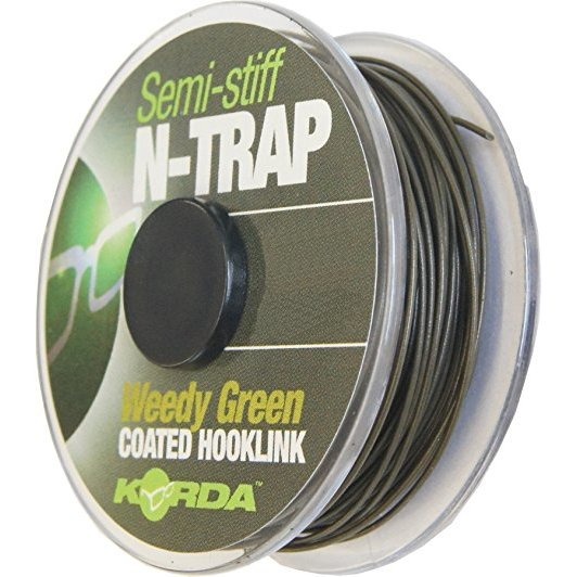 Fir Textil Korda N-Trap Semi Stiff, Weedy Green, 20m