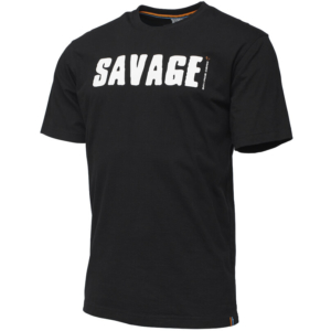 Tricou Savage Gear Simply Black Logo-Tee