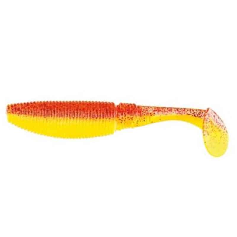 Shad Nomura Rolling, Yellow Red Glitter, 7.5cm, 4g, 10buc