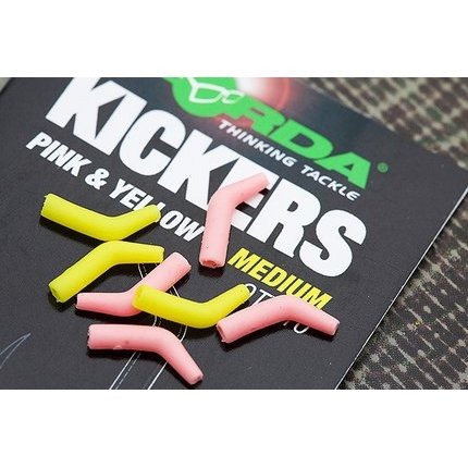 Line Aligner Korda Kickers Rig, Pink/Yellow, 10buc/plic