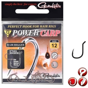 Carlig Gamakatsu Power Carp Hair Rigger, 10buc/plic