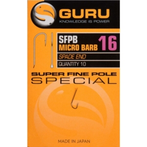Carlig Guru Super Fine Pole Barbed, 10buc/plic