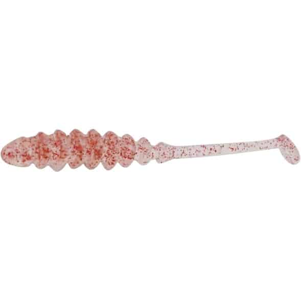 Shad Jackall Tidebeat, Clear Red Flakes, 3.8cm, 10buc