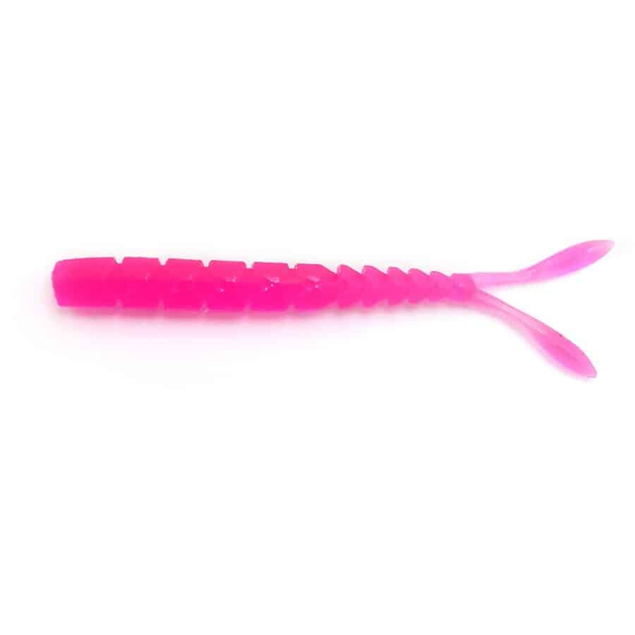 Grub Mustad Aji Micro Pilo, UV Clear Pink, 5cm, 15buc