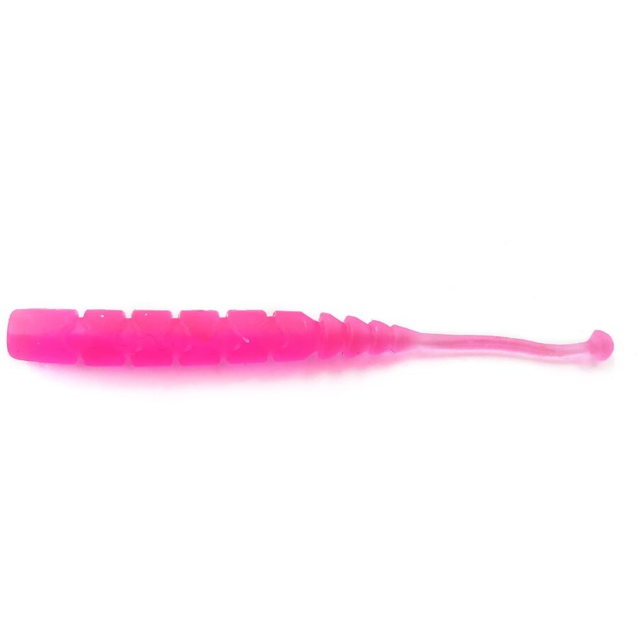 Grub Mustad Aji Micro Plu, UV Clear Pink, 5cm, 15buc