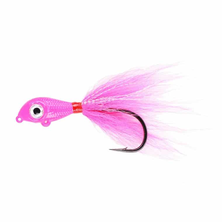 Jig Mustad Big Eye Bucktail, Pink, 14g