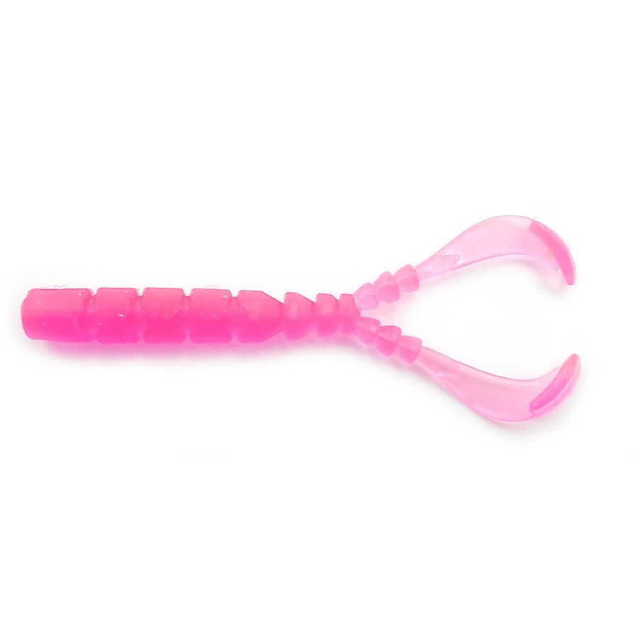 Twister Mustad Aji Chiki, UV Clear Pink, 4.3cm, 13buc