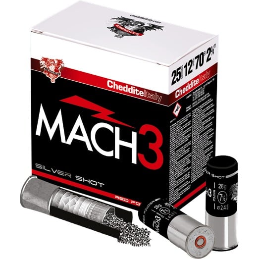 Cartuse Cheddite Mach3 Red, cal.12, 25buc