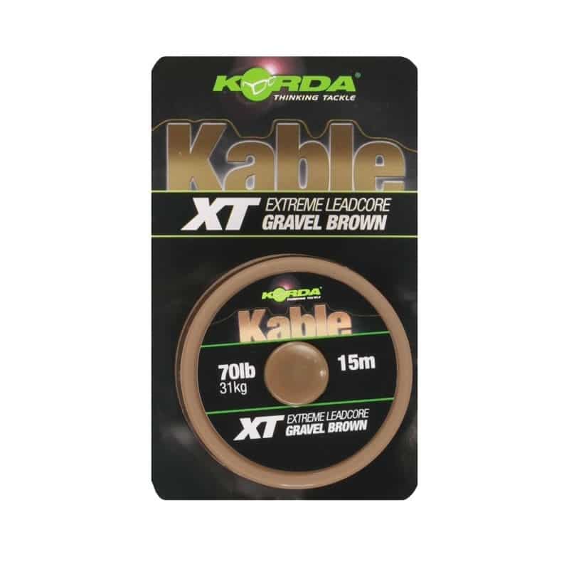 Fir Korda Kable XT Extreme Leadcore, Gravel Brown, 15m