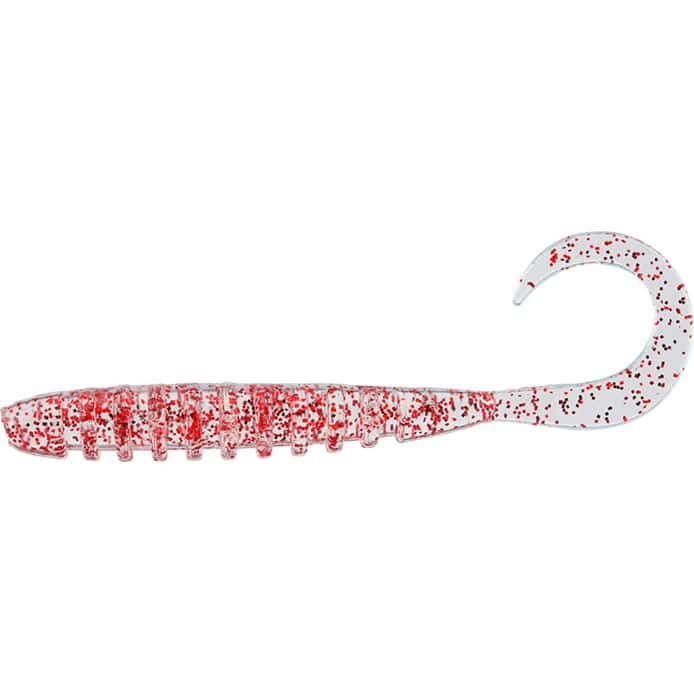 Vierme Jackall Tide Curly, Clear Red Flake