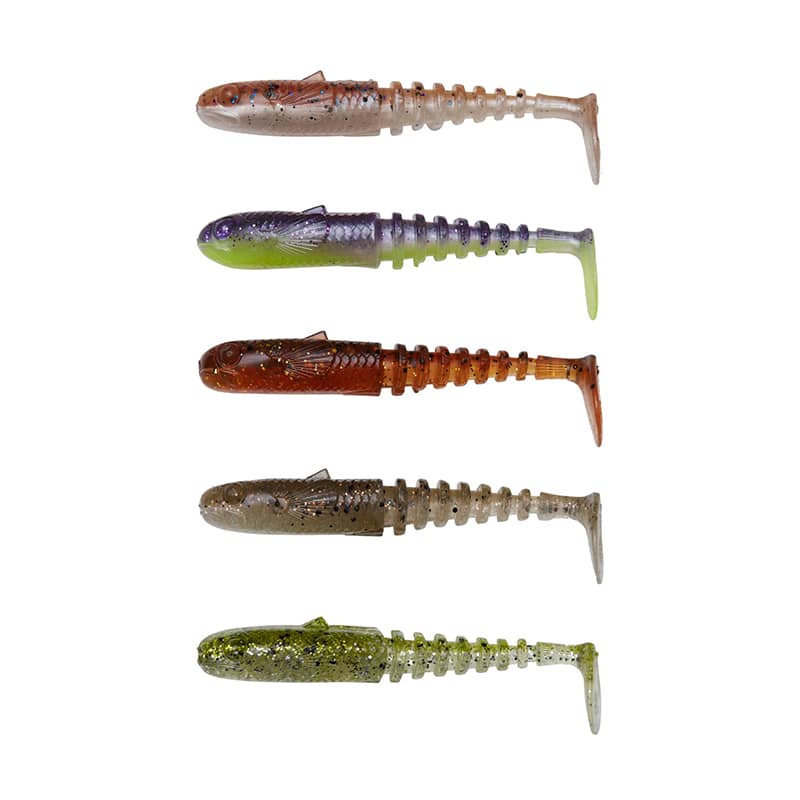 Shad Savage Gear Gobster, Clear Water Mix, 7.5cm, 5buc
