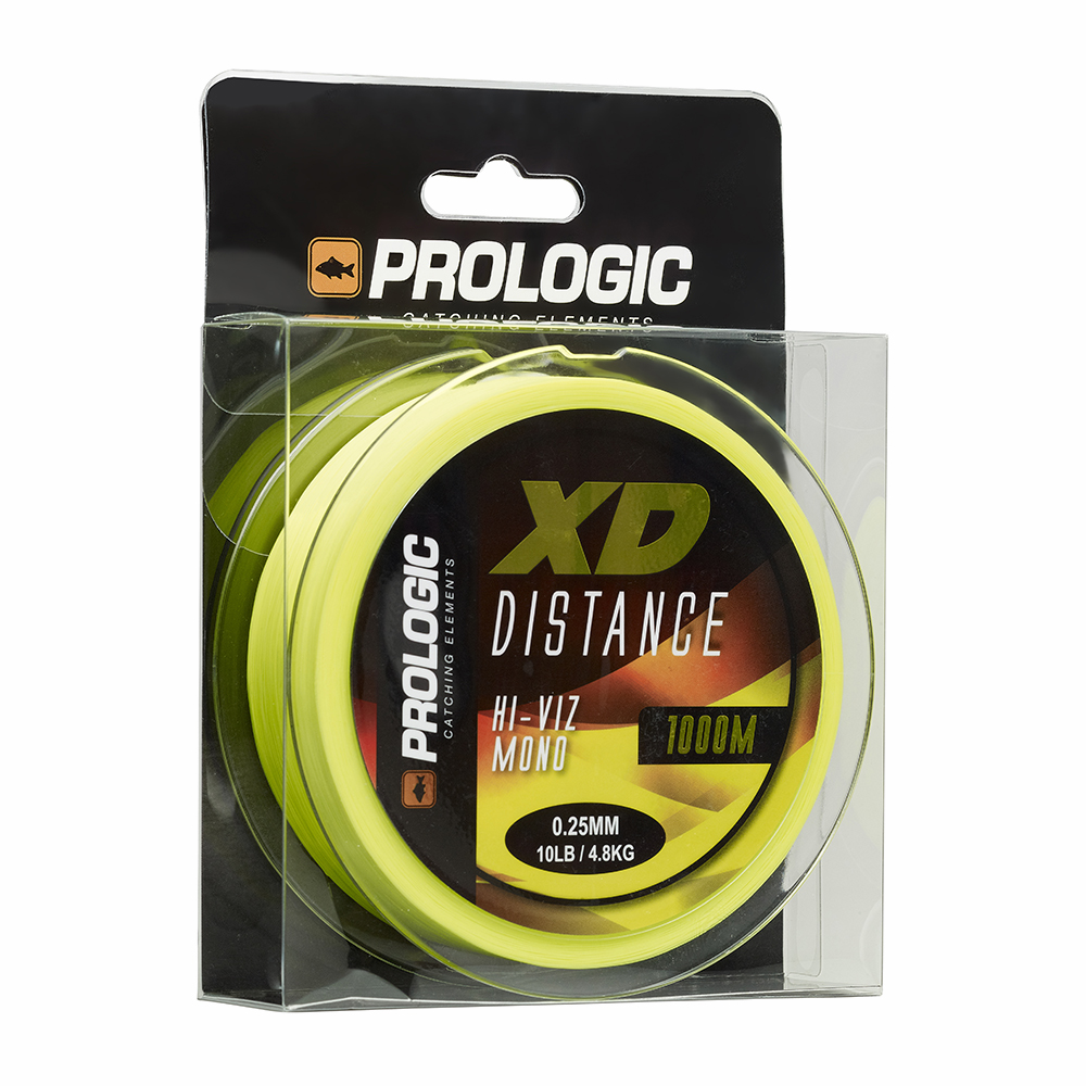 Fir Prologic XD Distance Mono Hi-Viz, Yellow, 0.25mm, 1000m