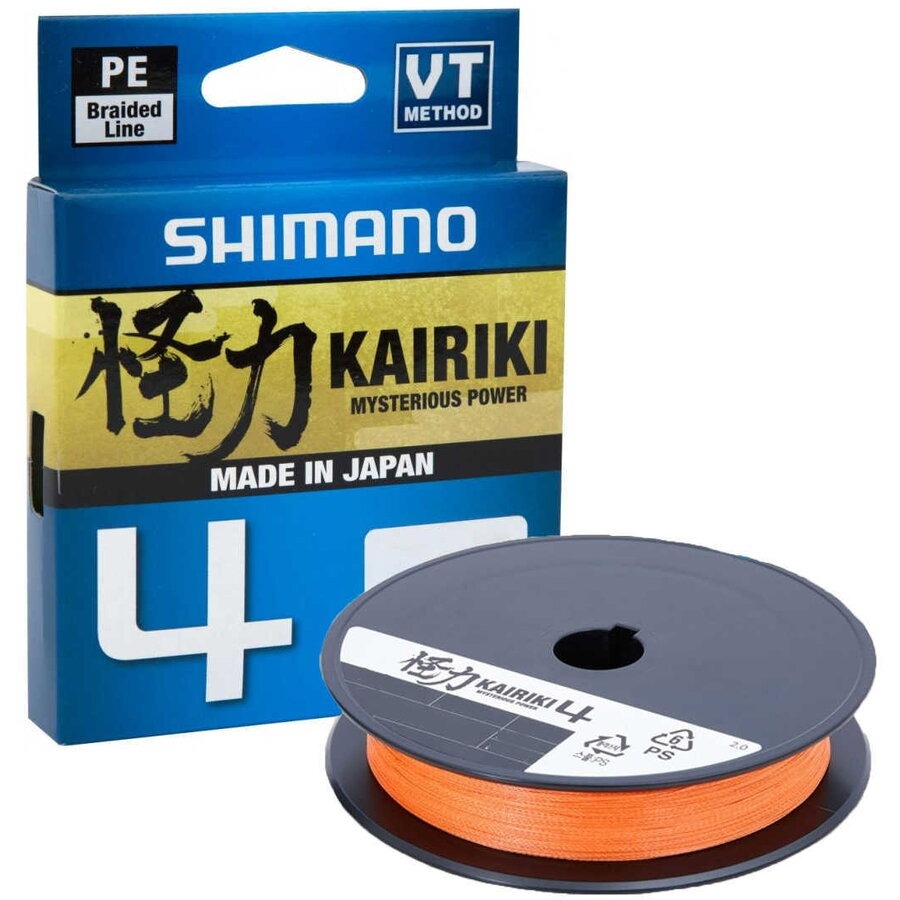 Fir Shimano Kairiki 4, Orange, 0.06mm, 150m