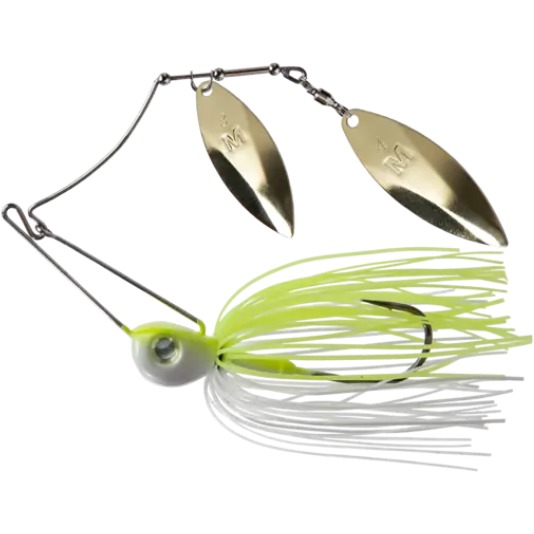 Spinnerbait Mustad Arm Lock, Chartreuse White, 14g