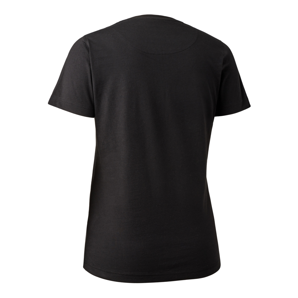 LADY tricou Deerhunter cu imprimeu - Black