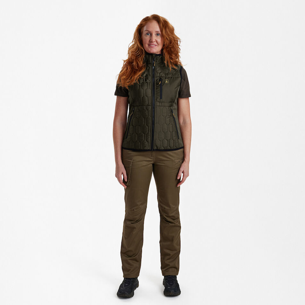LADY Vesta Deerhunter Mossdale Quilted - Forest Green