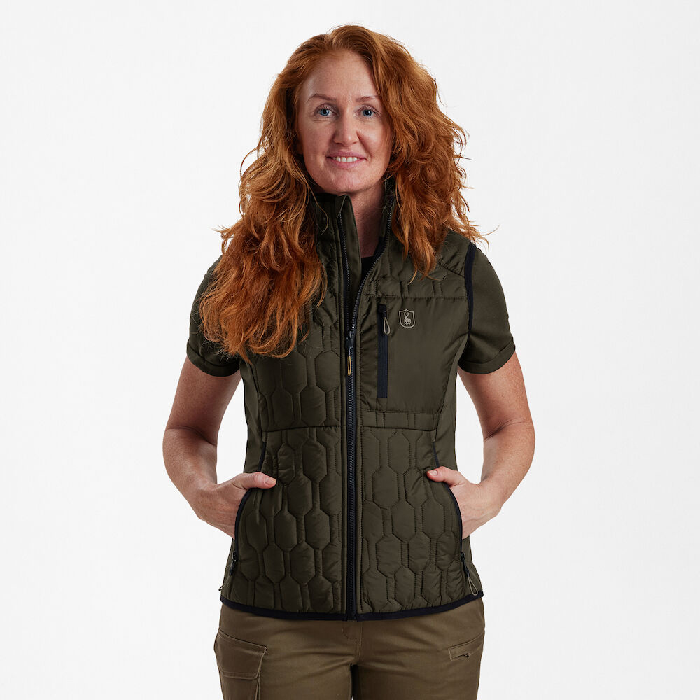 LADY Vesta Deerhunter Mossdale Quilted - Forest Green
