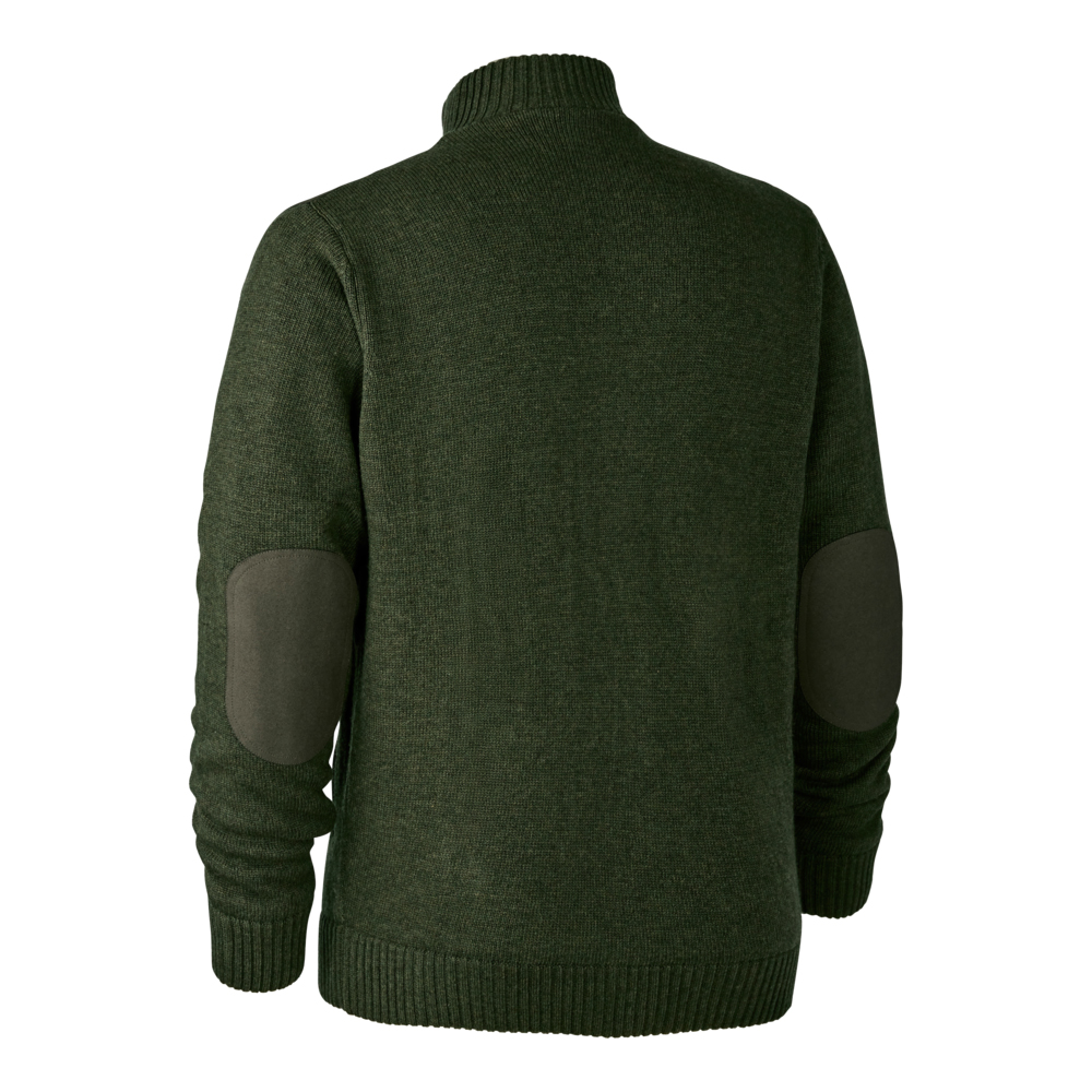 Cardigan tricotat Deerhunter Carlisle cu Stormliner®- Green Melange